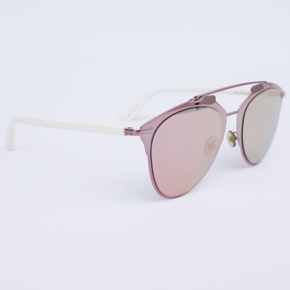 Dior Rounded Reflected M2Q0J Sunglasses Pink NWT - Picture 2 of 9